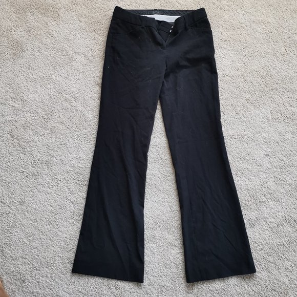Jessica Simpson Women Wide Leg Black Trousers  - Size 0 - Picture 1 of 3